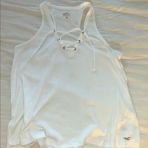 White Hollister top